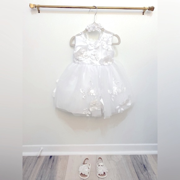 12-18 Month Adorable Baby Flower Girl Set - Picture 6 of 10